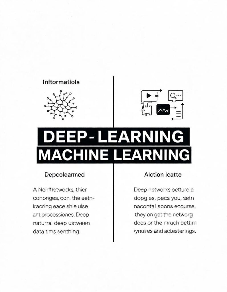 Deep learning and machine learning